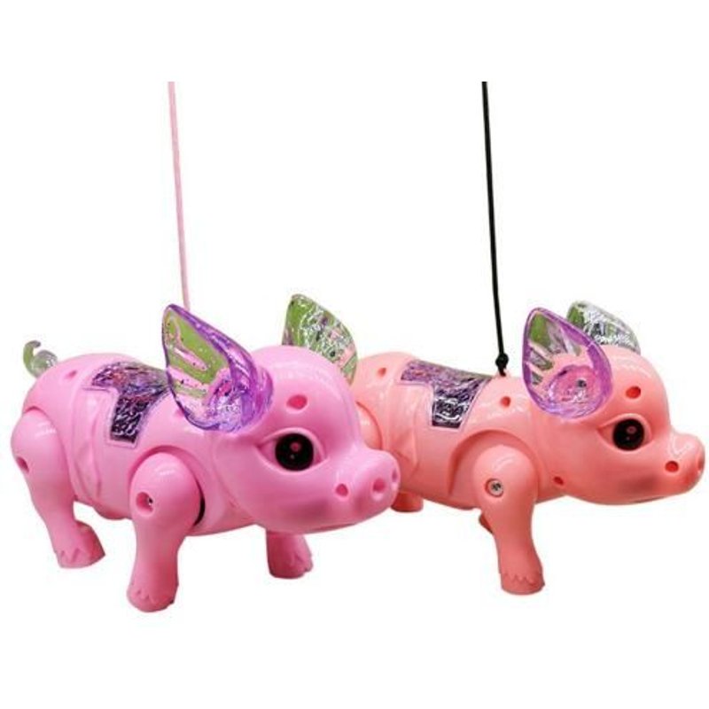 Led Électrique Pour Animaux Domestiques, Cochon Musical, Design Animal Avec Laisse, Jouet De Marche, Cadeau De Noël Pour Enfants