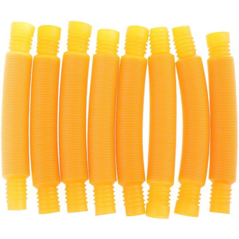 Mini Tube Pop Jouet Sensoriel Coloré, 8 Pièces, Robuste Pour La Construction, Jouets Éducatifs Pour Le Stress Et L'Autisme