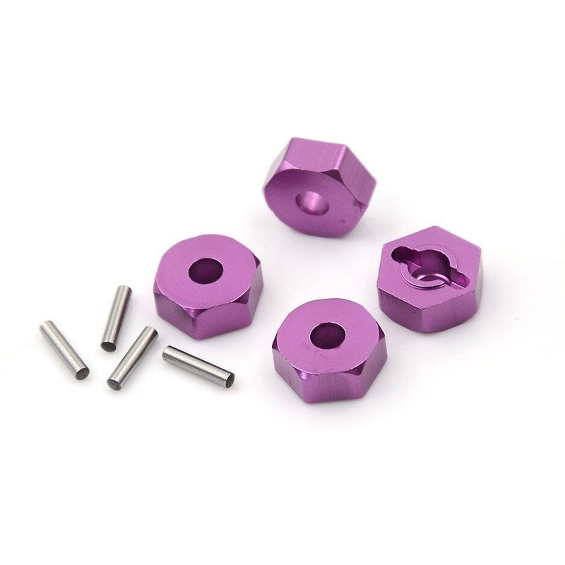 Pièces De Mise À Niveau Pour Voiture 4wd Rc Himoto, Roue En Aluminium Écrou Hexagonal 12mm Avec Broches Moyeux D'Entraînement 4p Hsp 102042 1/10 Pièces