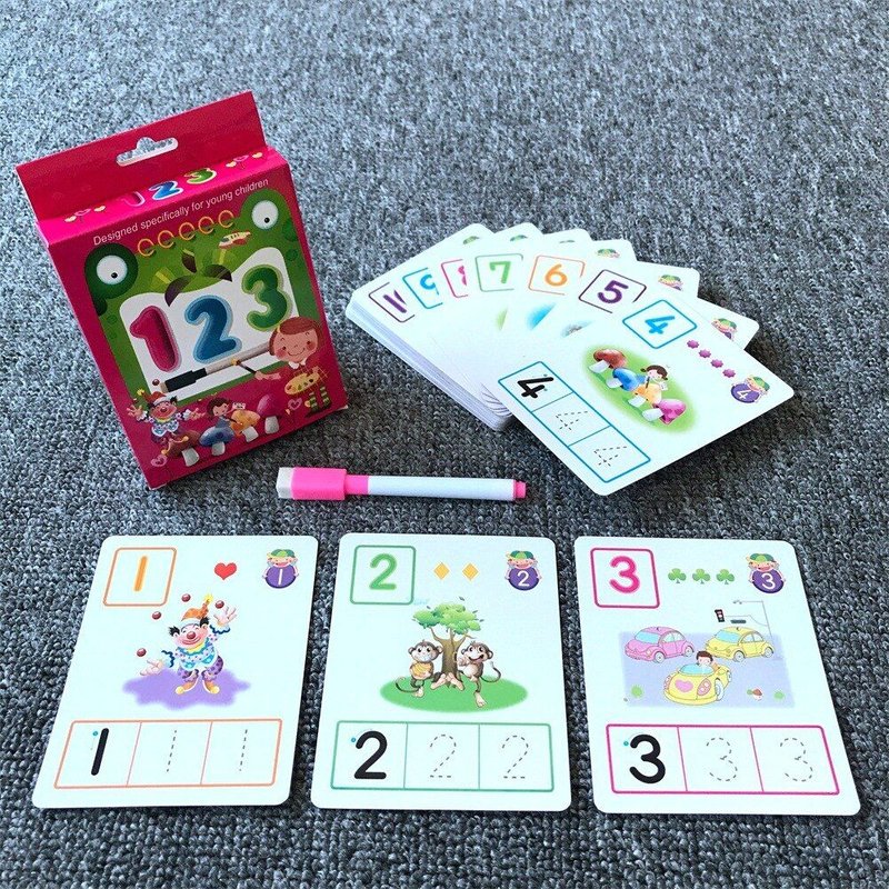 Cartes Alphanumériques D'Apprentissage De L'Anglais, Éducation Précoce, Illumination, Pratique Répétée, Addition Et Soustraction