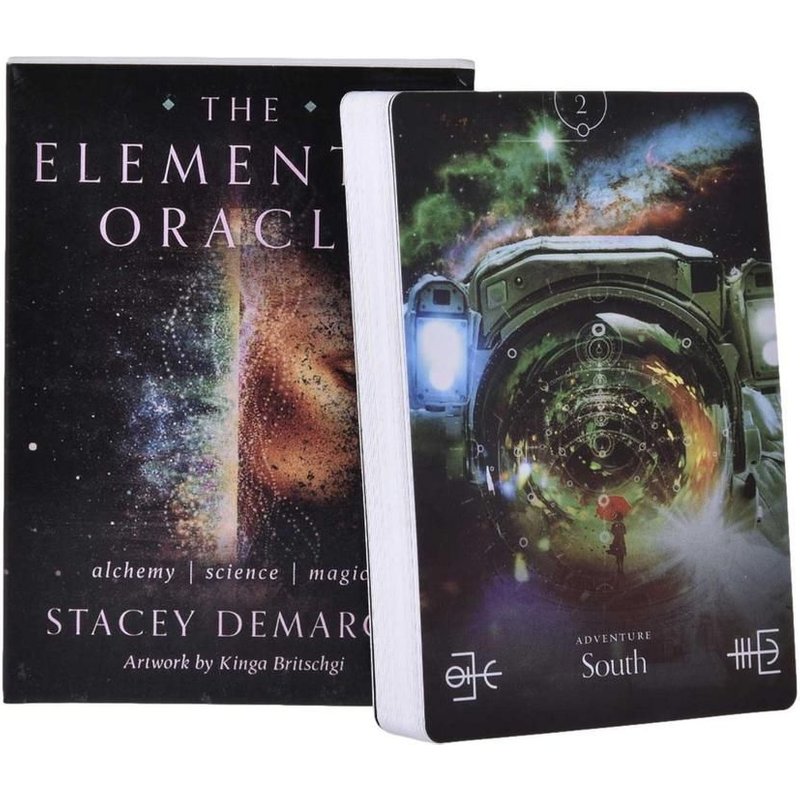 Jeu De Cartes De Tarot Pour Oracle Élémentaire, Version Anglaise, Pour Débutants, Avec Guide, Nouveauté