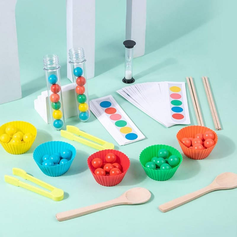Ensemble De Tubes À Essai Montessori Pour Garçons Et Filles, Jouets D'Apprentissage Préscolaire, Cadeaux D'Anniversaire
