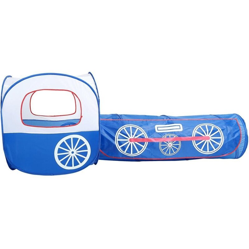 Tente De Jeu Avec Locomotive, Tunnel, Train, Fosse À Balles, Piscine, Maison De Jeu, Jouet Pour Enfant