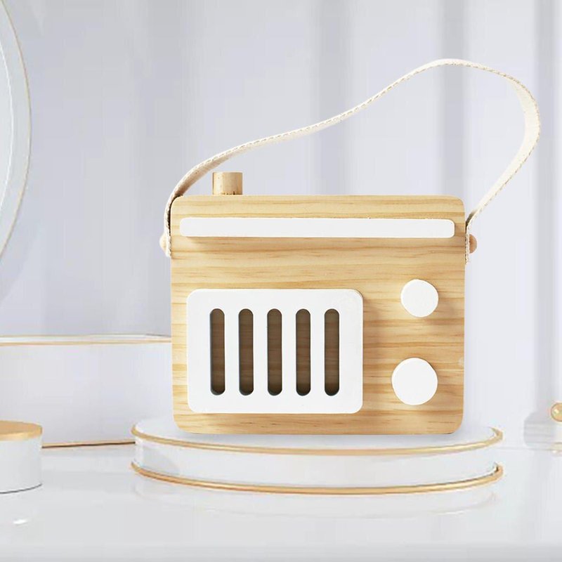 Mini Jouet Radio Blocs Éducatifs D'Apprentissage, Accessoires Photo Pour Enfants En Bas Âge, Décor De Chambre D'Enfants, Cadeau De Noël Pour Garçons Et Filles