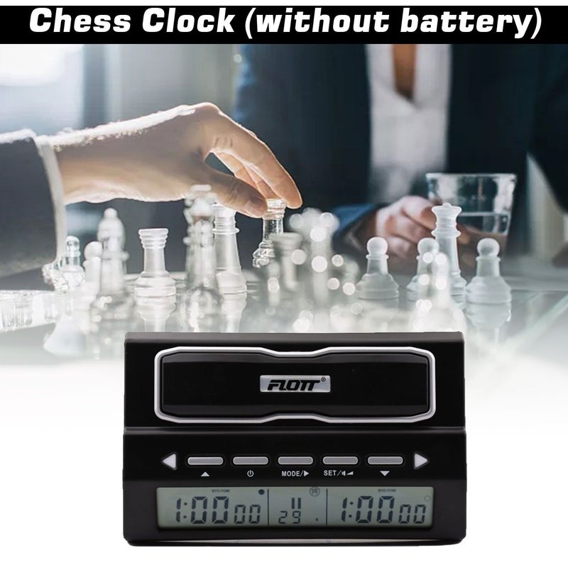 Horloge D'échecs Numérique Portable Professionnelle, Pour Compétition, Jeux D'échecs, Compte À Rebours, Alarme Électronique, Minuterie D'arrêt