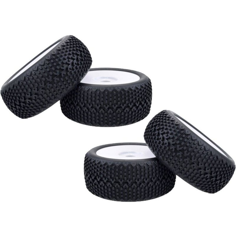 Pneu De Voiture Tout-Terrain Truggy Rc 1:8, 4 Pièces, Jante De Roue, Pour Course Hpi Hsp, Pièces De Rénovation