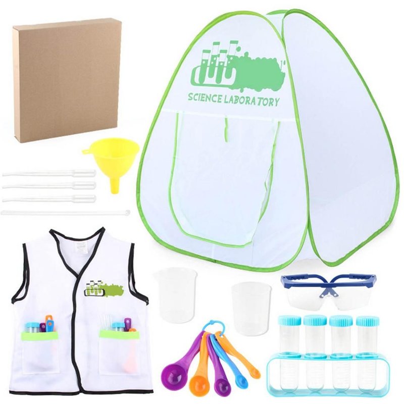 Kit De Laboratoire Scientifique Pour Enfants, Jeu De Simulation, Expérience Scientifique, Jeux Éducatifs, Costume, Jeu De Rôle, Tente