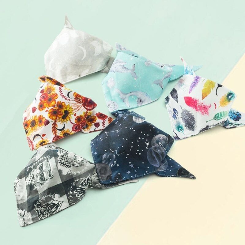 Bavoirs En Coton Pour Bébé, Écharpe Triangulaire, Bandana Pour Enfant, Nouveau-Né, Absorbant, Serviette De Salive, G99c