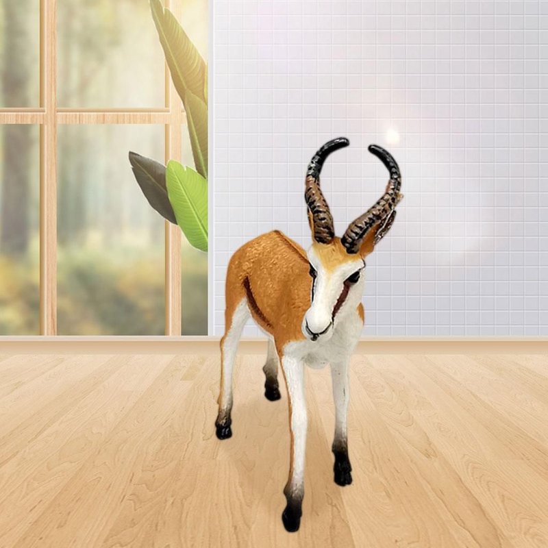 Figurines De Cerf Antilope Springbok, Modèle Pour 3 Ans Et Plus