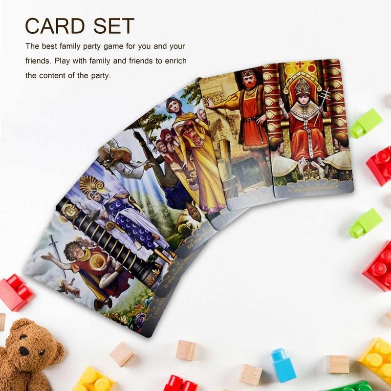 Jeu De Cartes De Tarot, Jeux De Société Interactifs, Images Vives, Couleurs Vives, Essentiel Pour Les Fêtes Entre Amis, Nouveauté