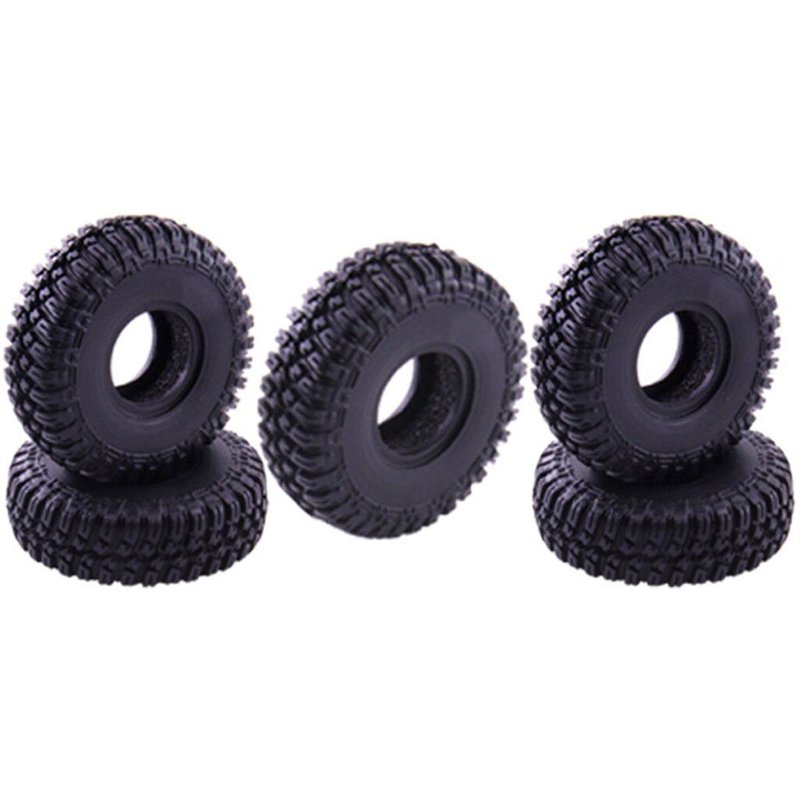 Lot De 4 Roues En Caoutchouc Rc, Pneus Pour Buggy Axial Scx24 90081, Accessoires De Bricolage