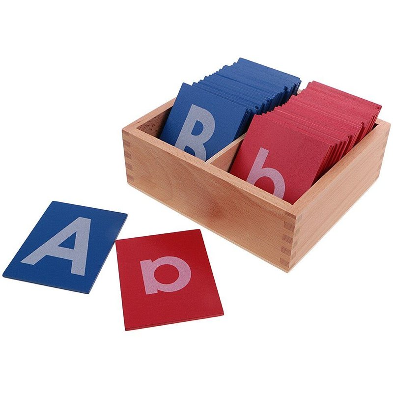 Ensemble De Jouets En Bois Montessori Alphabet Anglais, Jeu D'Apprentissage Éducatif Préscolaire Pour Enfants