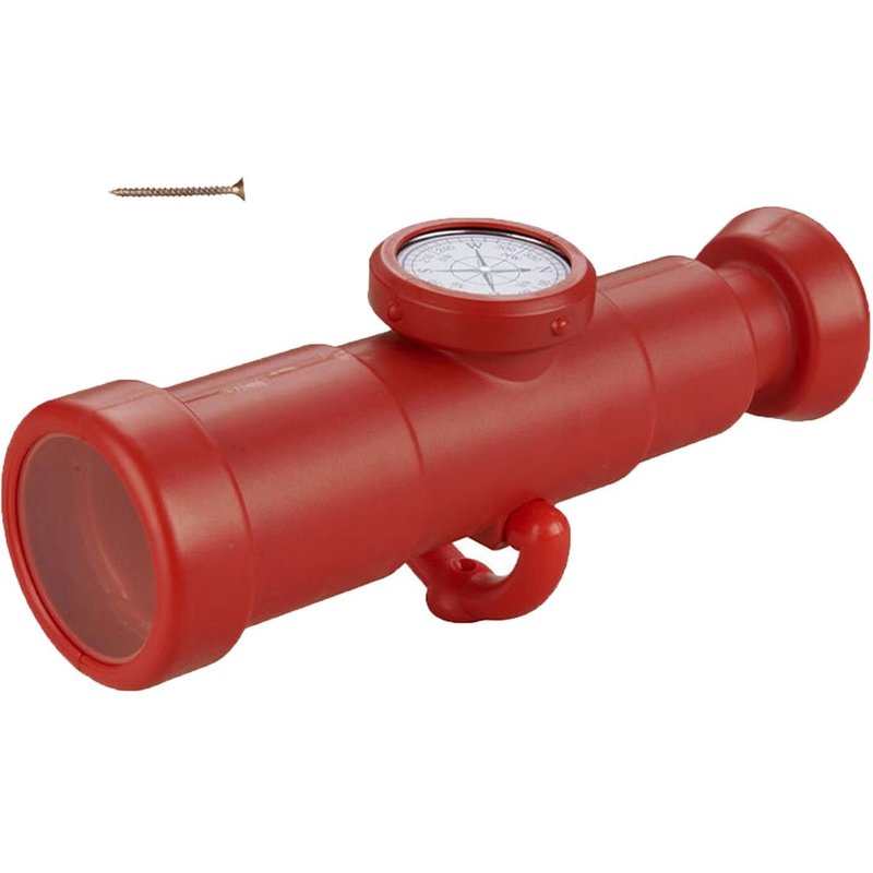 Télescope monoculaire jouet d'apprentissage en plastique avec diapositives de boussole, installations de divertissement, accessoires de décoration pour enfants