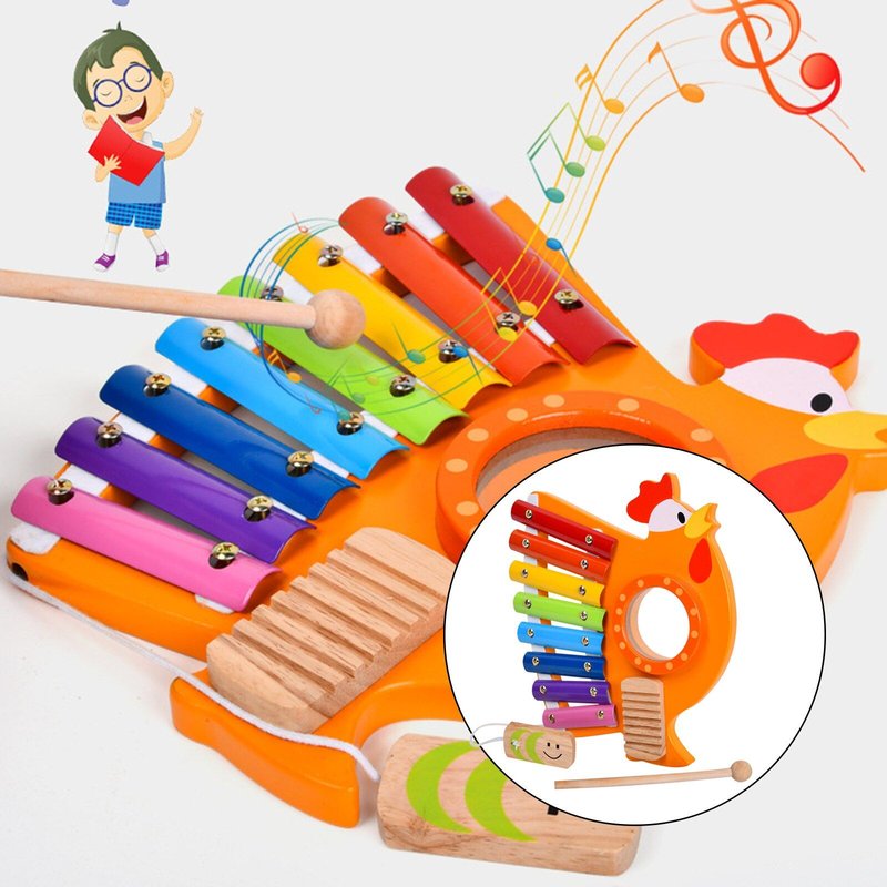Instrument De Percussion Xylophone Glockenspiel, Apprentissage, Jouets Musicaux D'Entraînement