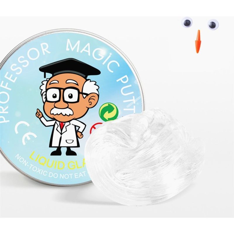 Jouets Visqueux Transparents Ne Sèchent Jamais, Pas De Colle À Cristal Borax, Argile Plasticine, Fournitures De Jouets Antistress Pour Enfants