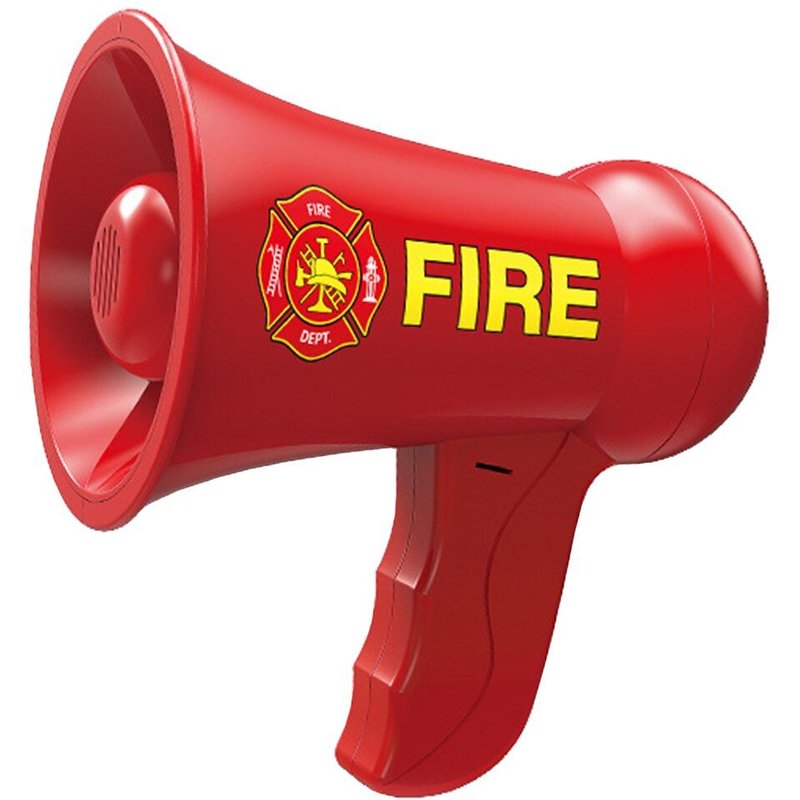 Mégaphone De Pompier De Police Pour Enfants, Avec Son De Sirène, Jouets Éducatifs Pour Enfants