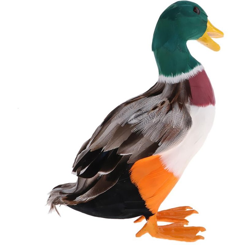 Figurines Et Statues De Simulation D'Animaux Réalistes, Modèle Cheval, Poulet, Canard