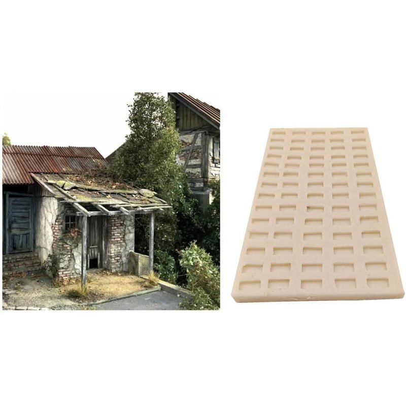 Briques Longues De Simulation Douce, Matériaux De Construction Et De Fabrication, 1/35