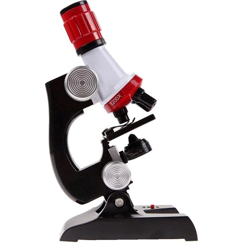 Microscope Led Avec Grossissement 100x400x1200x, Jouet D'Apprentissage Scientifique, Cadeau Pour Enfants Et Étudiants Débutants, C2121