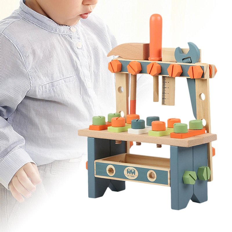 Banc De Travail En Bois Pour Enfants, Banc De Simulation De Jouets Éducatifs, De La Vie Réelle