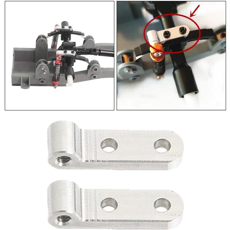 2 Pièces D'Amortisseurs De Choc Pour Wpl D12 1:10 Rc Voiture Semi-Pick-Up Camion Accessoires Pièces De Mise À Niveau