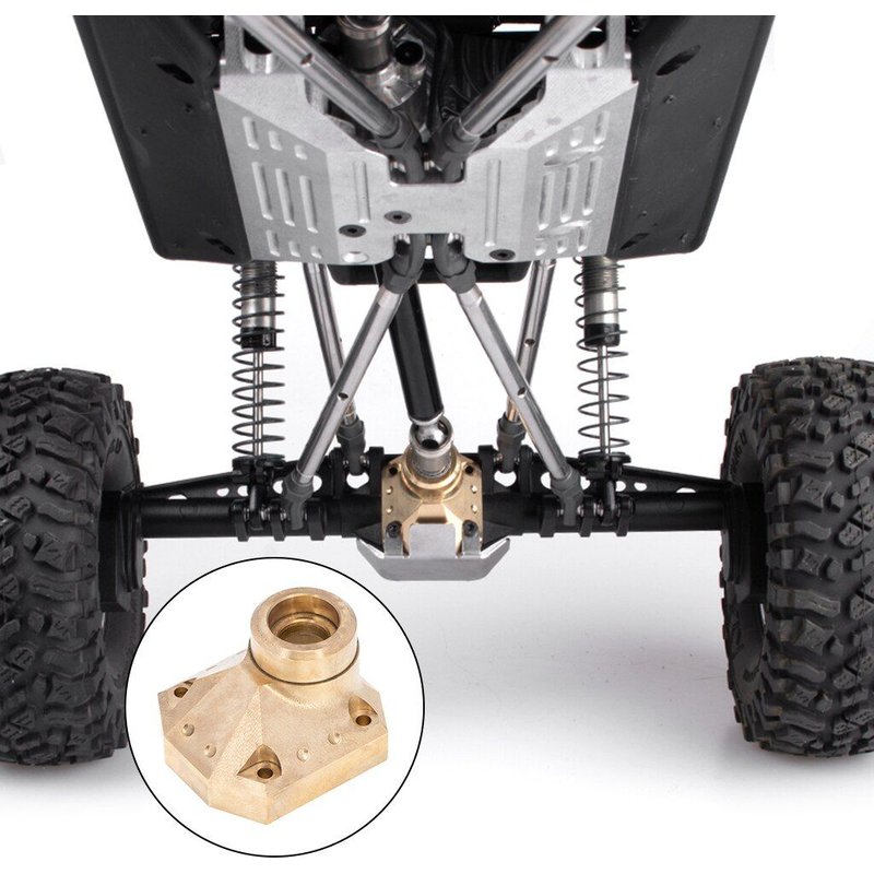 Couvercle Diff En Laiton 57g Pour Voiture Axiale, Accessoire De Mise À Niveau Pour Modèle De Voiture D'Escalade Rc Capri Axi03004 1/10