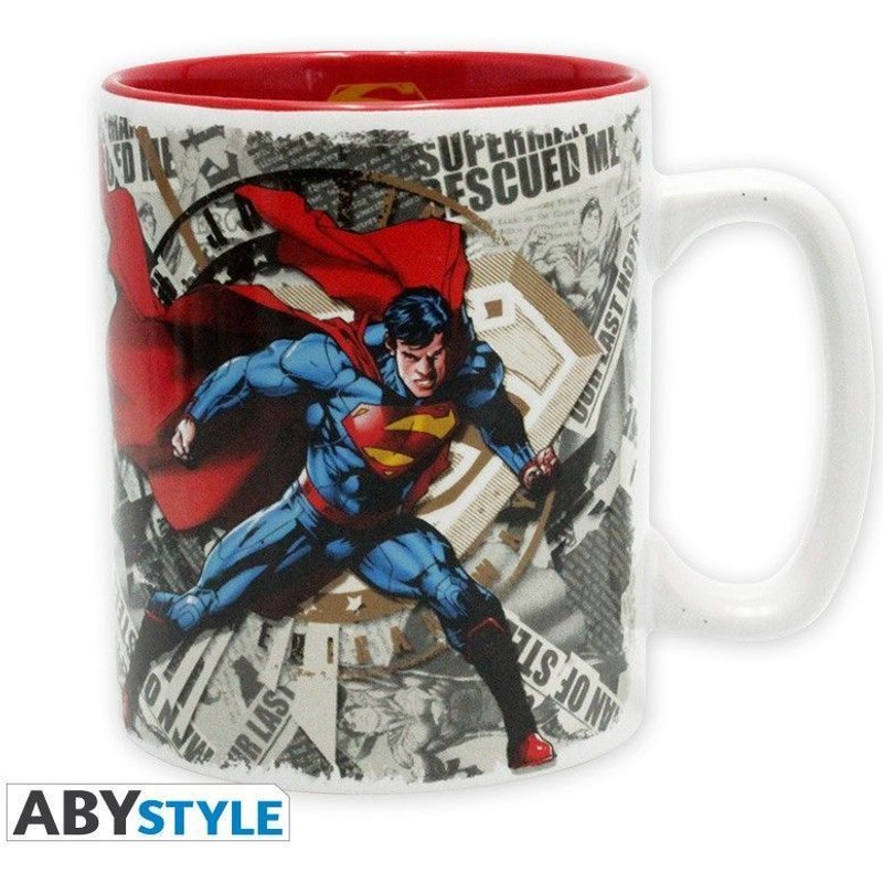 Dc Comics - Mug - 460 Ml - Superman & Logo - Avec Boîte