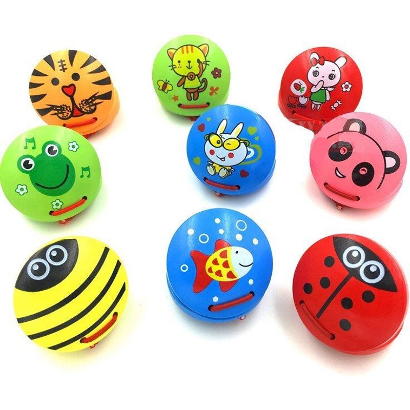 Mignonnes Castagnettes En Bois Avec Poignet, Jouet Musical Enfants, Instrument De Musique, Jouets Développement Éducatifs Pour Bébé, Cadeau,