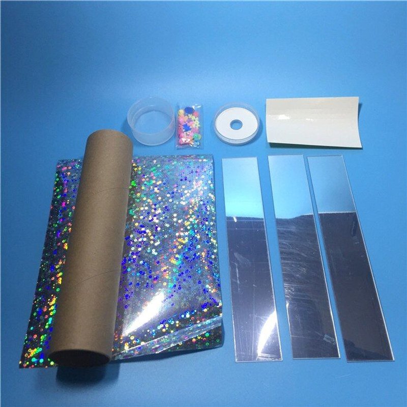 Kaleidoscope En Papier Laser, Paquet De Matériel De Bricolage, Outils D'Enseignement Des Sciences Faits À La Main, 1 Ensemble