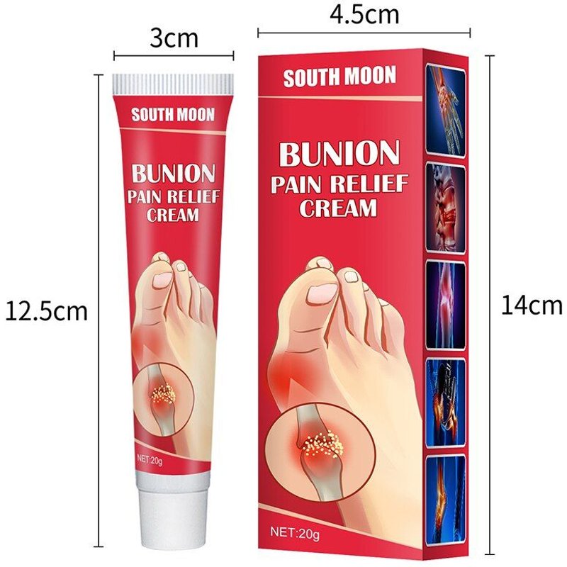 Crème Anti-Douleur Pour Les Oignons Et Les Orteils, Pommade Pour Soulager Les Douleurs Articulaires, Pour Les Raideurs, Le Traitement De L'Arthrite Lombaire Du Genou, 20g, 1 Pièce