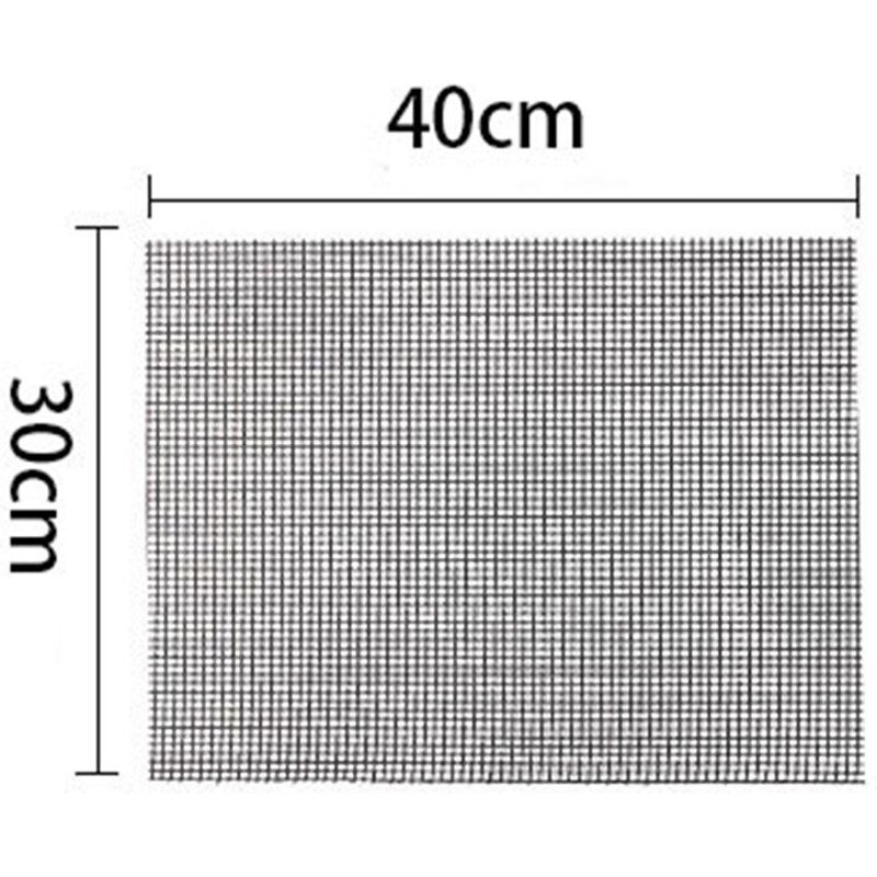 Tapis De Grillage Antiadhésif Pour Barbecue, Filet En Fil De Fer 30x40cm, Fournitures De Cuisine, Tapis De Grillage Pour L'Extérieur