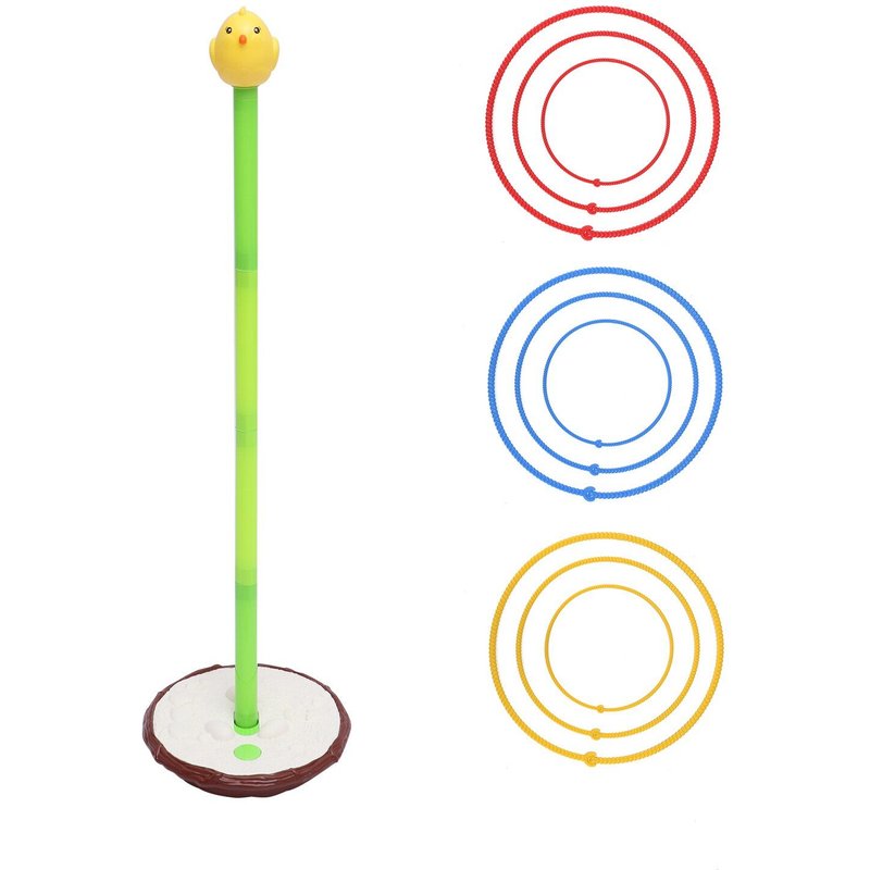 Jeu De Lancer D'Anneaux En Plastique Pour Enfants, Jardin Éducatif En Plein Air, Jeu De Lancer D'Anneaux D'Oiseaux