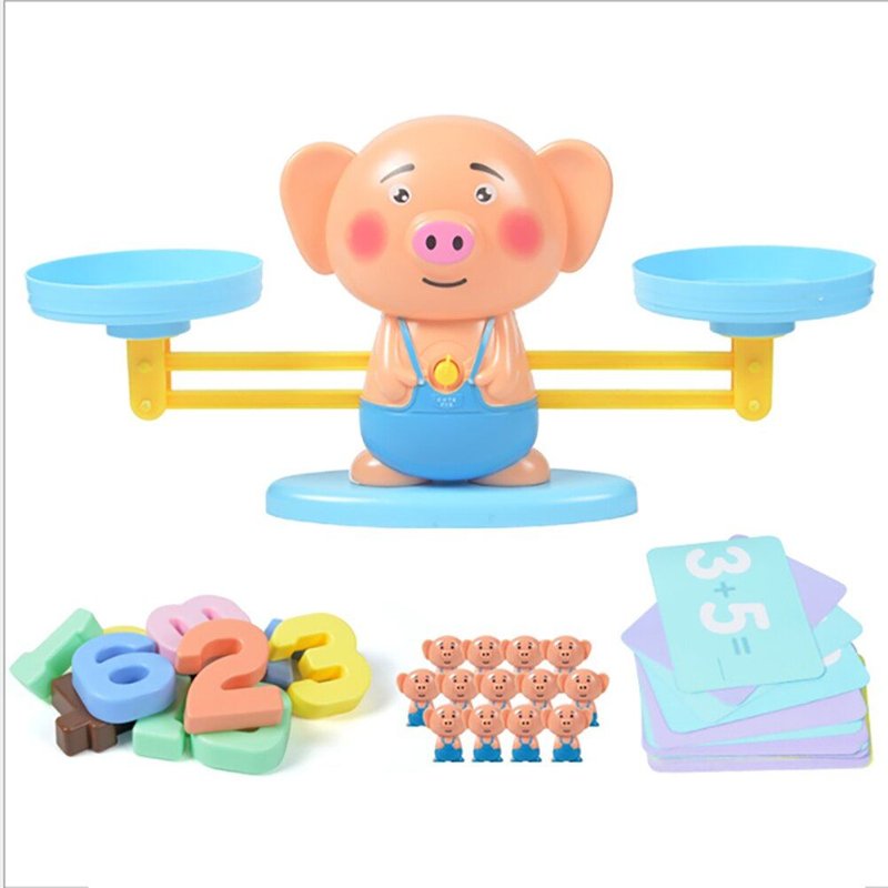 Jeu De Société D'Arithmétique En Bois, Addition, Soustraction, Équilibre Numérique, Animal, Jouets D'Apprentissage Précoce, Jouet De Correspondance Des Maths Montessori