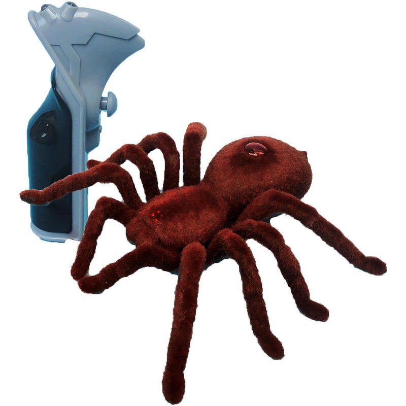 Jouet Araignée En Plastique Avec Télécommande, Simulation Réaliste, Modèle D'Animal Rampant, Avec Lumière Mobile, Jeux Délicats D'Halloween