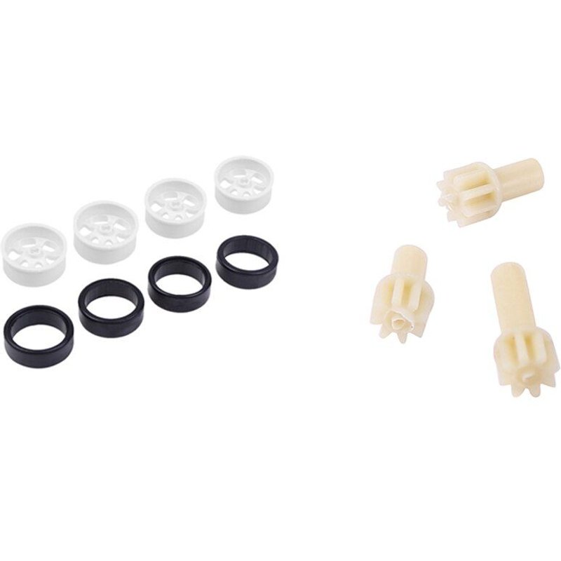 Moyeu De Jante De Roue Et Pneu Avec Kit De Pignon Avant Et Arrière De 3 Pièces, Pour Wltoys K969 K979 K989 P929 1/28 Rc Car