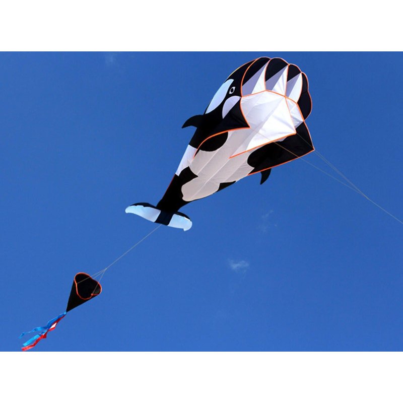 Cerf-Volant De Plage En Forme De Baleine Géante, 30m, Avec Ficelle, Sans Cadre, Pour Voyage En Plein Air, Jardin, Plage, Jouet De Sport, Idée Cadeau Pour Enfants