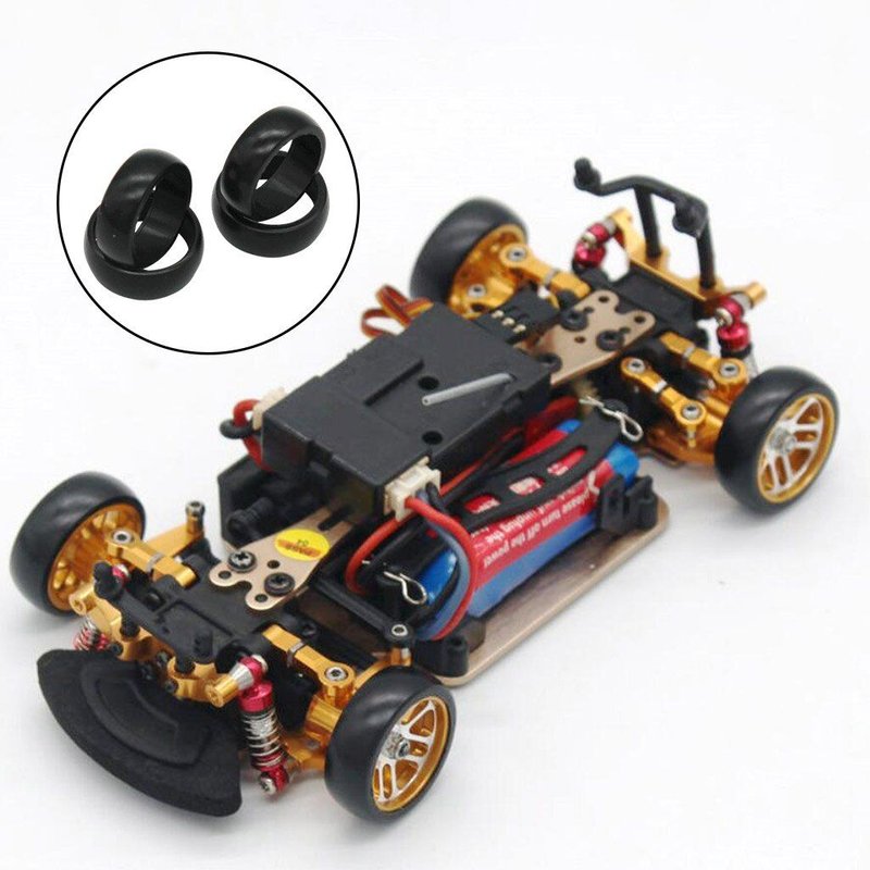 Pneu Pour Wltoys K989 K979 K999 Mini-D Mini-Q 1:28 Rc Car, 4 Pièces
