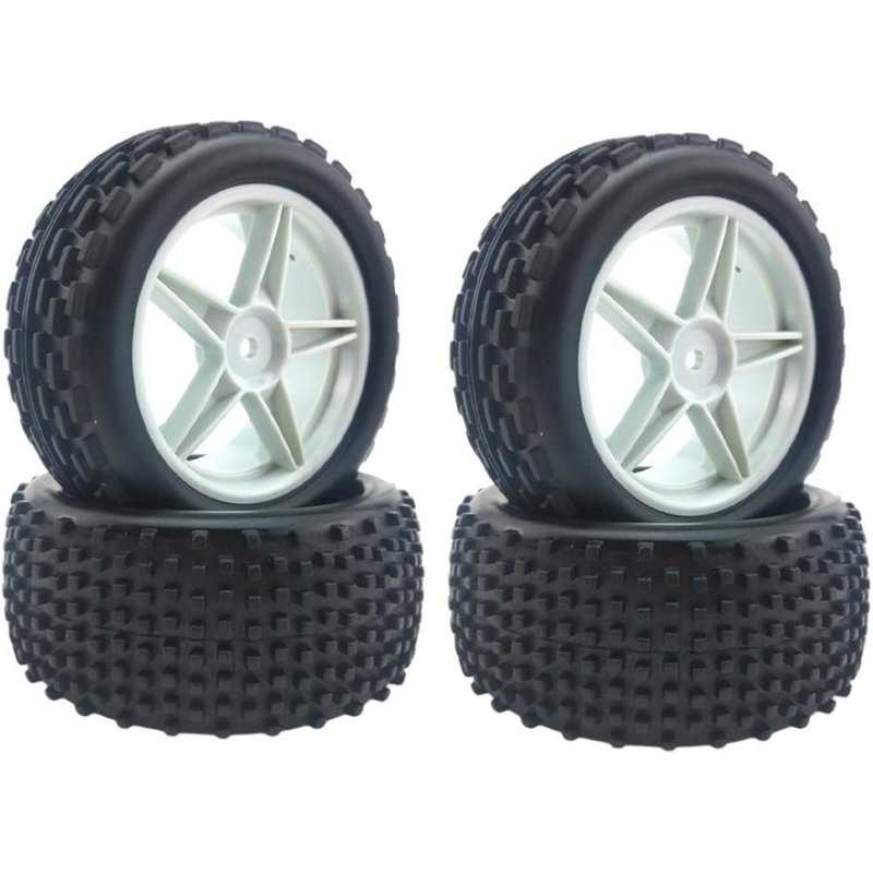 Pneus De Remplacement De Jante De Roue De Voiture Rc Pour Véhicules Tout-Terrain Wltoys 1/12 1/14 144001 124017, Pièces Modifiées De Bricolage, 4 Pièces