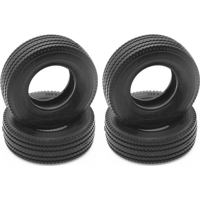 Pneu En Caoutchouc De 28mm De Largeur Pour Camion 1/14 Tamiya Rc, Benne Man Scania Actros R620 R470, 4 Pièces De Remorque