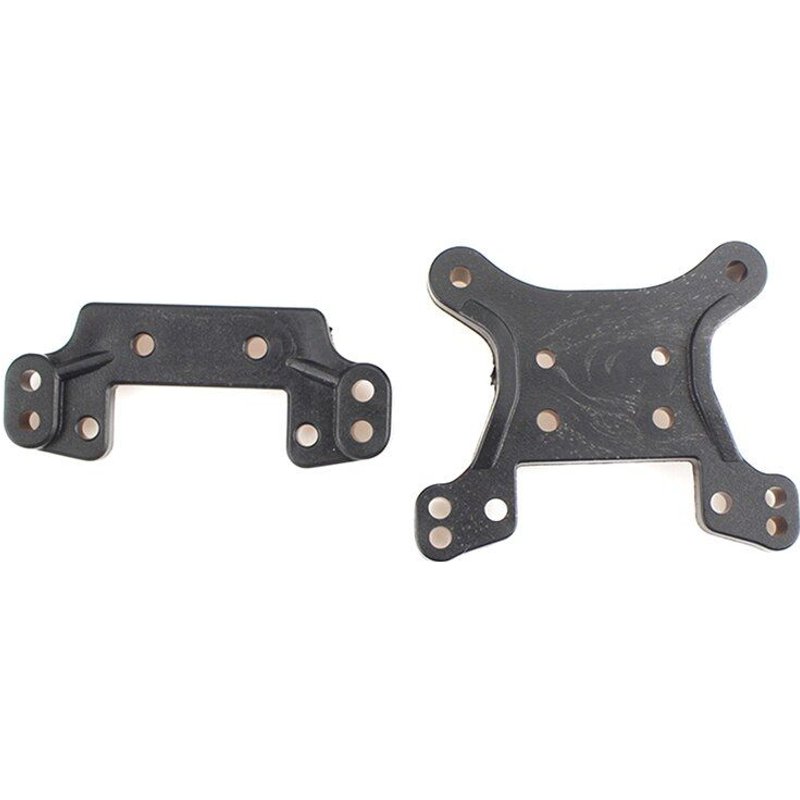 Pièces De Mise À Niveau De Voiture Wltoys 124018 1/12 Rc, Panneau D'Amortisseurs Avant Et Arrière, Tour De Choc, Accessoires De Rechange