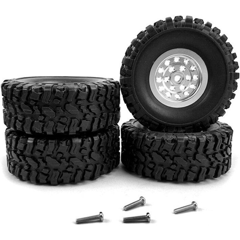 Pièces De Mise À Niveau De Voiture Rc Wpl C14 C24 C34 C44 B14 B24 Mn D90 D91 Mn99s, Roues En Métal, Ensemble De Pneus, Accessoires