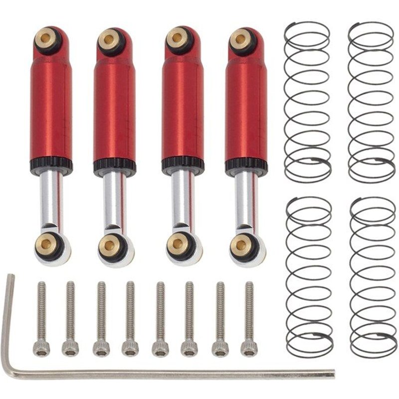Amortisseur De Chocs À Ressort Interne En Métal, 38mm, Pour Voiture À Chenilles 1/24 Rc Axial Scx24 90081 Axi00002, Pièces De Mise À Niveau