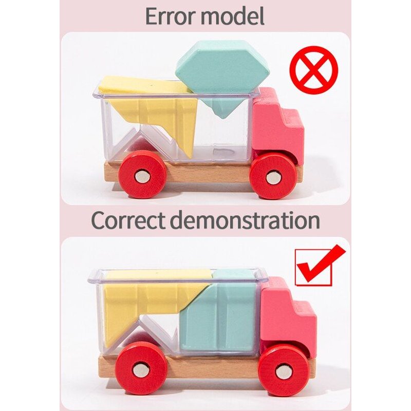 Camions Mobiles En Bois, Jouet De Luxe, Blocs De Construction, Jeu De Société, Interaction, Réflexion, Formation, Jouets Éducatifs