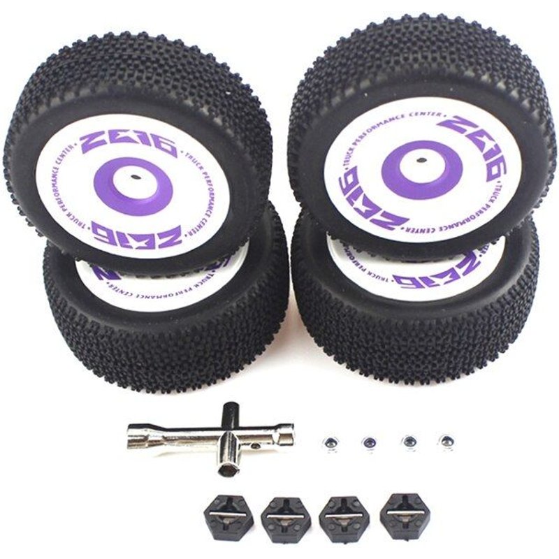 Accessoires De Roue De Pneu Avant Et Arrière, Pièces De Rechange Pour Wltoys 124019 1/12 Rc