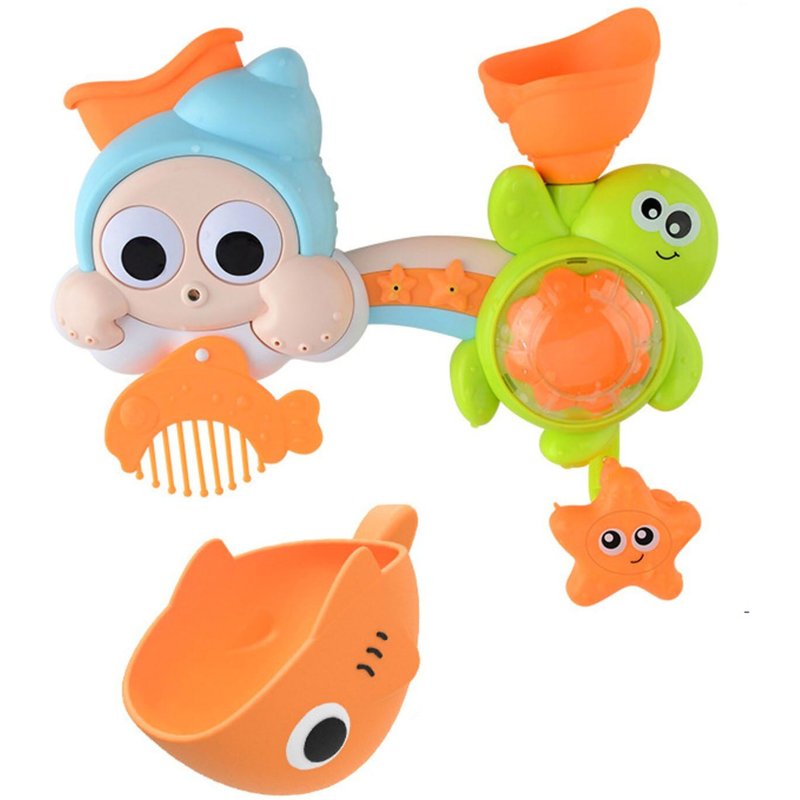 Jouet De Bain Éducatif Pour Bébé, Ensemble De Jouets De Bain Pour Enfants, Dessin Animé Amusant, Anti-Chute, Respectueux De La Peau, Douche De Salle De Bain Pour Enfants