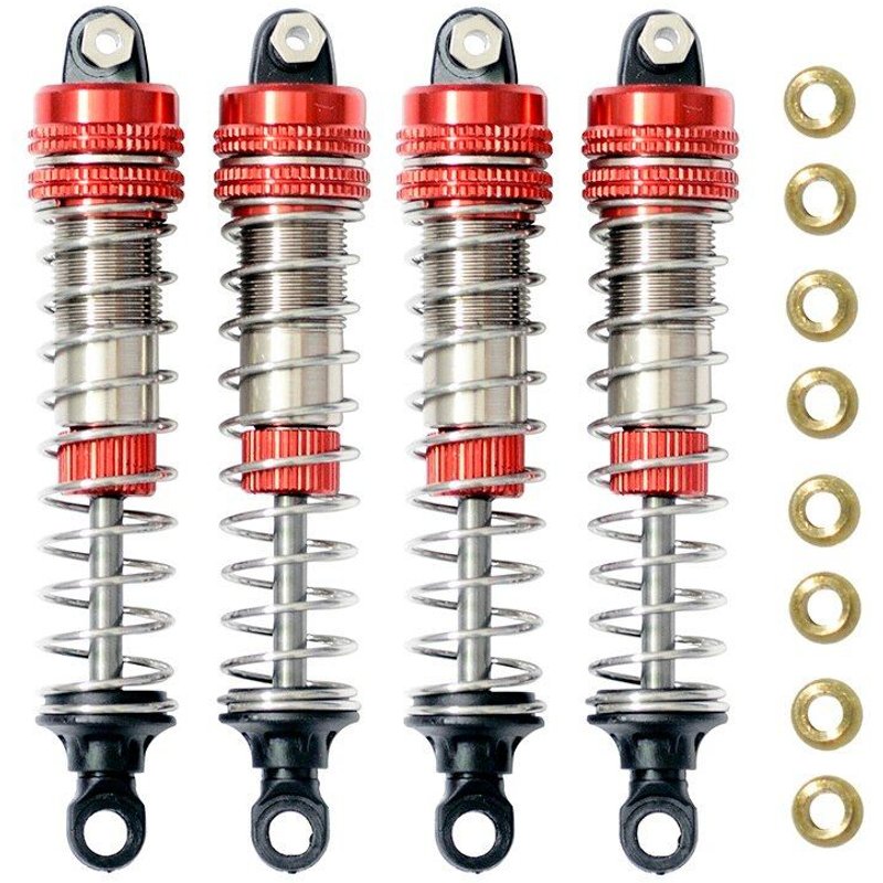 Amortisseurs De Voiture En Métal, 4 Pièces, Accessoires De Mise À Niveau Pour Camion Monstre, Pour Xlf X03 X04 X-03 X-04 1/10 Rc