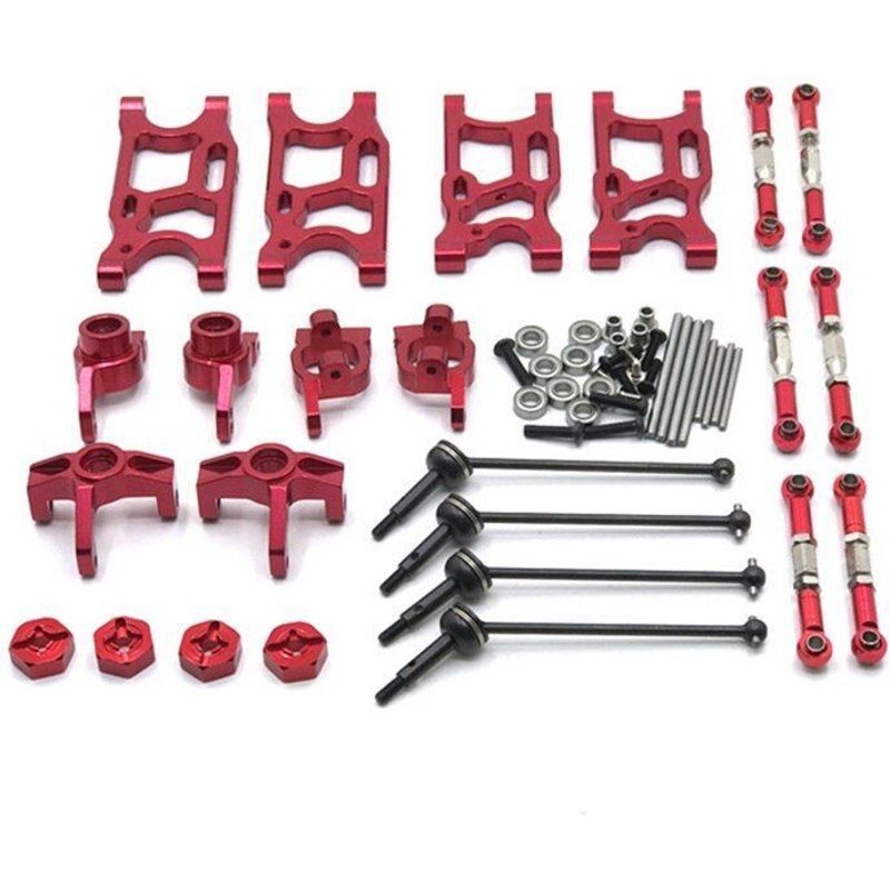 Kit De Pièces De Mise À Niveau En Métal, Bras De Suspension, Arbre D'Entraînement, Pour Wltoys 144001 124019 Lc 1/14 Rc