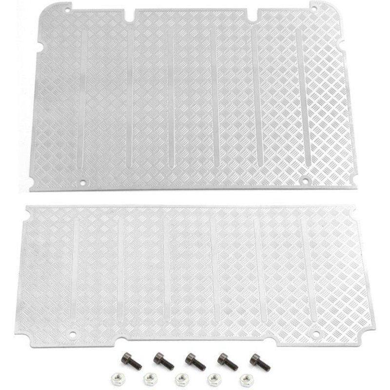 Porte-Bagages De Toit En Métal, Plaque De Décoration Antidérapante Pour 1/10 Rc Crawler Traxxas Trx4 Defender, Pièces De Mise À Niveau