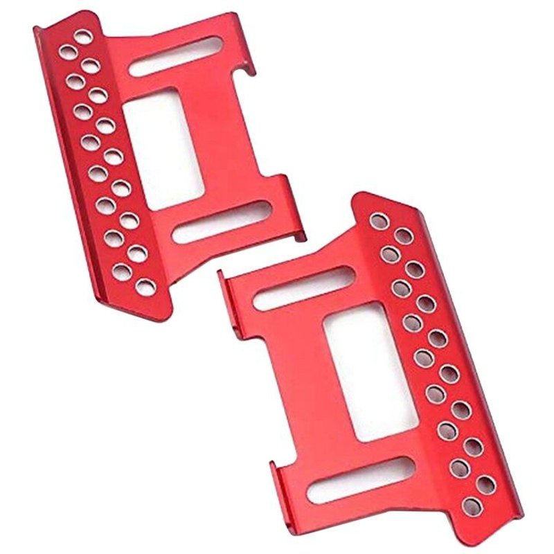 1 Paire De Plaques Latérales En Métal, Pédales Coulissantes Pour 1/10 Rc Chenille Axiale Scx10 Rc4wd Tf2 Rgt 86100 Pièces De Mise À Niveau