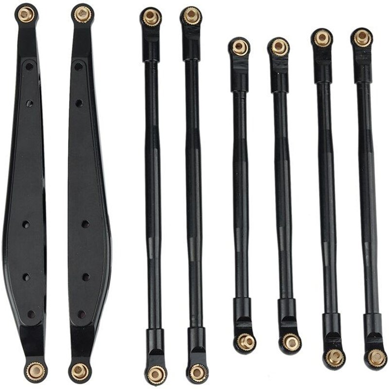 2 Tiges De Liaison Arrière En Métal, Pour Axial 1/10 Rbx10 Ryft 4wd Rc Camion Voiture Pièces De Mise À Niveau